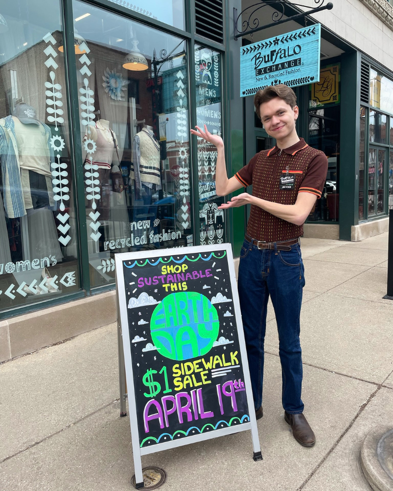 Buffalo Exchange Shop Sustainable This Earth Day $1 Sidewalk Sale April 19th